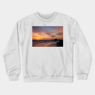 January sunrise on the beach Crewneck Sweatshirt